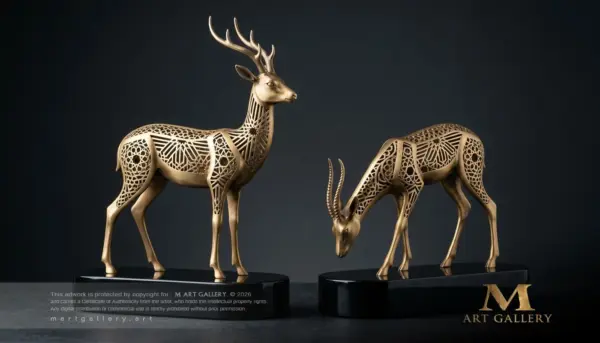 Copper-Gazelle_Ibtisam-Jamjoum_Mart-Gallery_001 Copper Gazelle