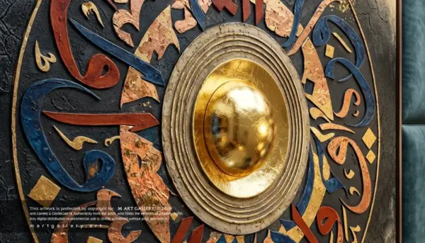 Cosmic Orbit_Arabic Calligraphy_Mart-Gallery_002 Cosmic Orbit