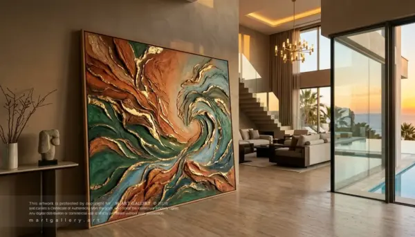 Desert Meets Sea_3D Textured Art_Mart-Gallery_003 Desert Meets Sea
