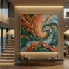 Desert Meets Sea_3D Textured Art_Mart-Gallery_004 Desert Meets Sea