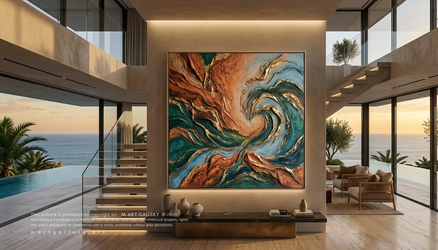 Desert Meets Sea_3D Textured Art_Mart-Gallery_004 Desert Meets Sea
