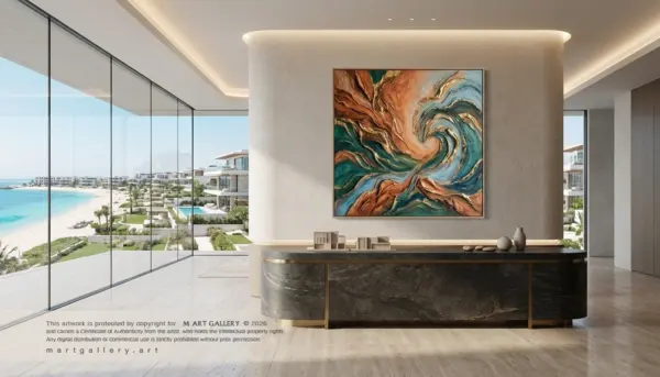 Desert Meets Sea_3D Textured Art_Mart-Gallery_005 Desert Meets Sea