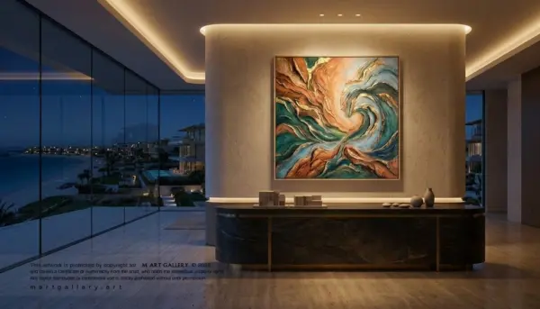 Desert Meets Sea_3D Textured Art_Mart-Gallery_006 Desert Meets Sea