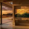 Golden Shore_3D Textured Art_Mart-Gallery_004 Golden Shore