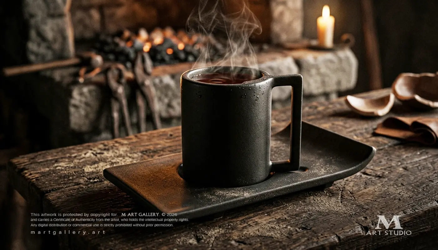 Obsidian-Tea set_Ceramics & Pottery_Mart-Gallery_006 Obsidian Silent-Tea set